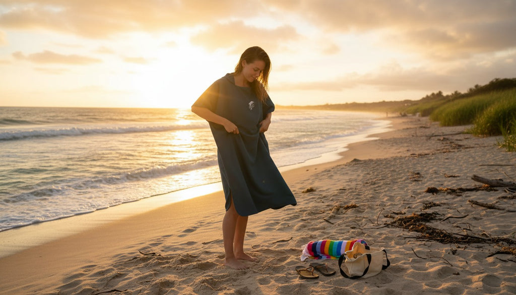 WaveWrap™ — Microfiber Surf Changing Poncho