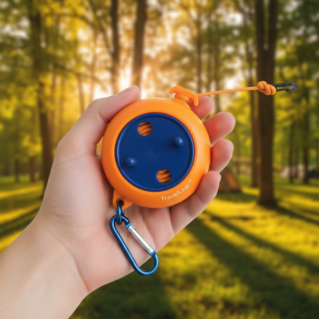 TravelLine™ — 8M Retractable Travel Clothesline